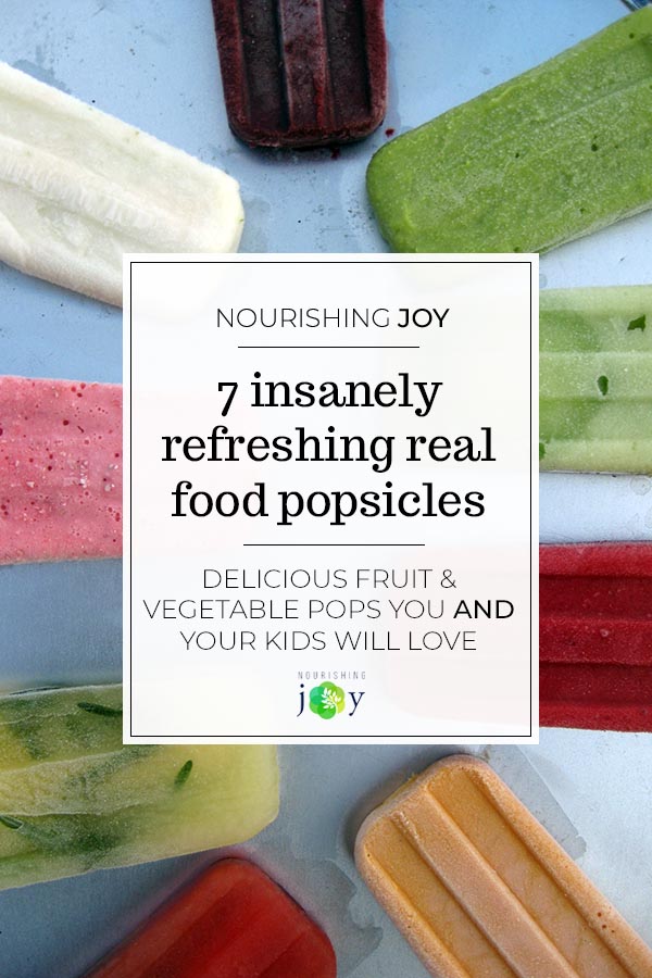 Insanely refreshing real food popsicles