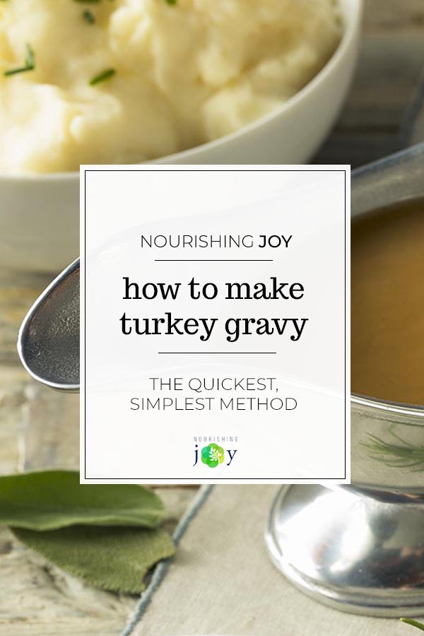 How to make turkey or chicken gravy - quick and simple