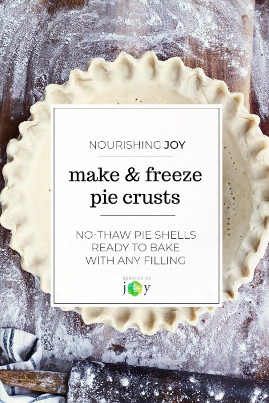 Make And Freeze Pie Crusts: Any Pie Made Simple